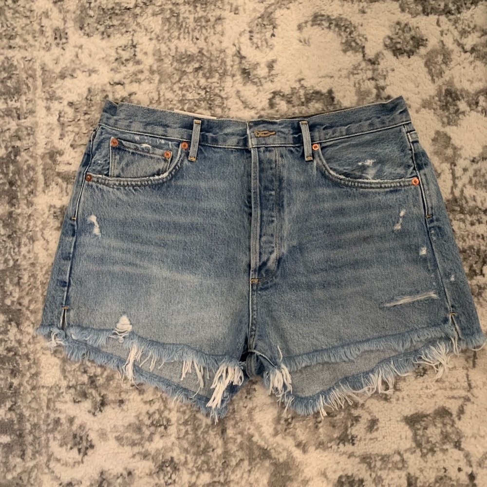 NWT Agolde Jean Cutoff Shorts
